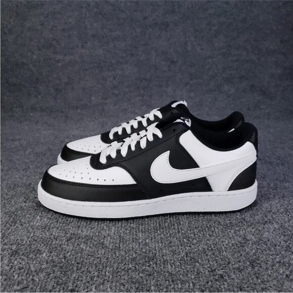 Nike Mens Size 11.5 Court Vision Low Black White Panda HM9862-001 - Picture 3 of 5